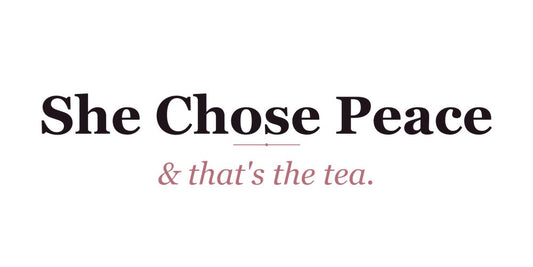 She Chose Peace Mug — drinkware — Pink Butter