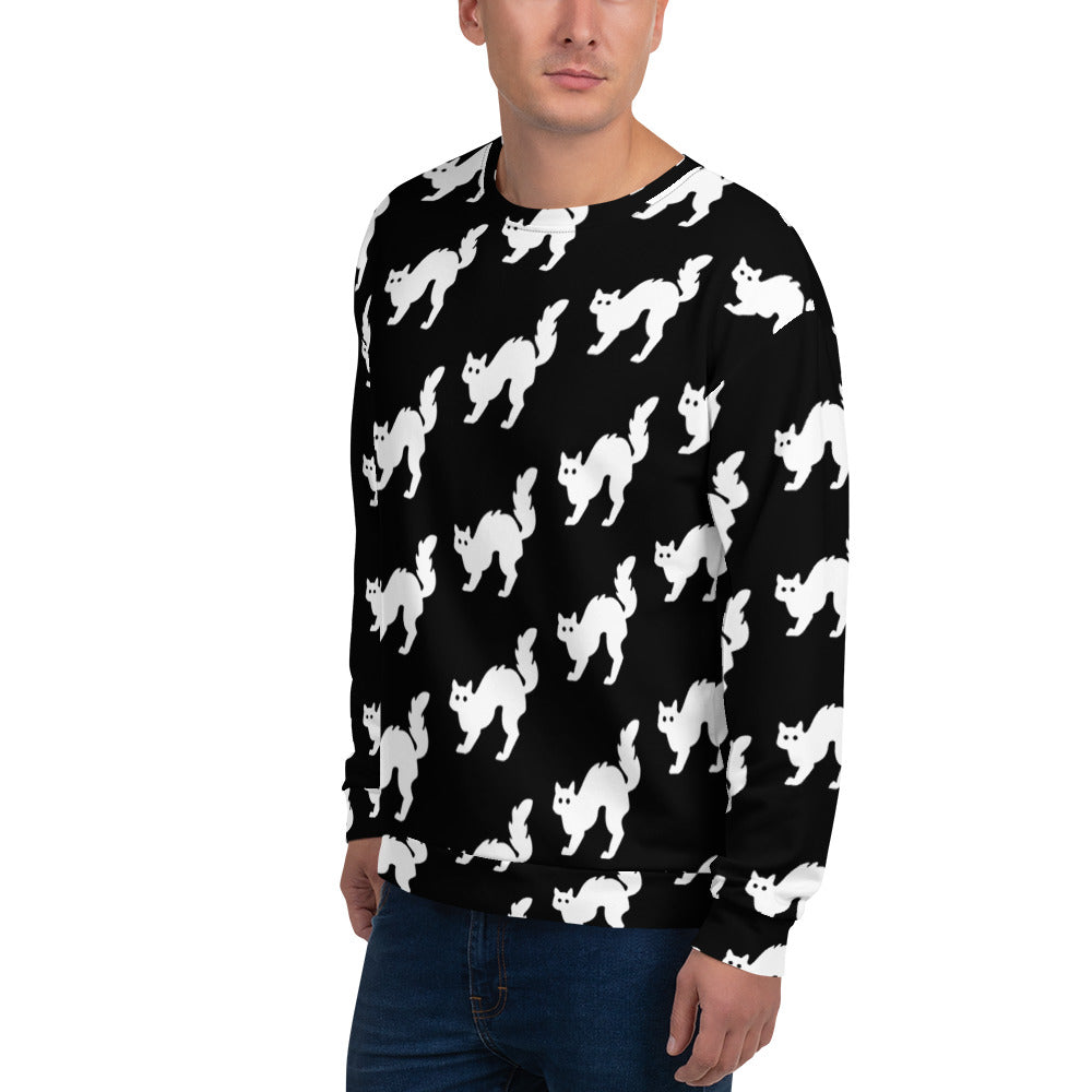 halloween Unisex Sweatshirt (detail) — activewear for Black women — Pink Butter